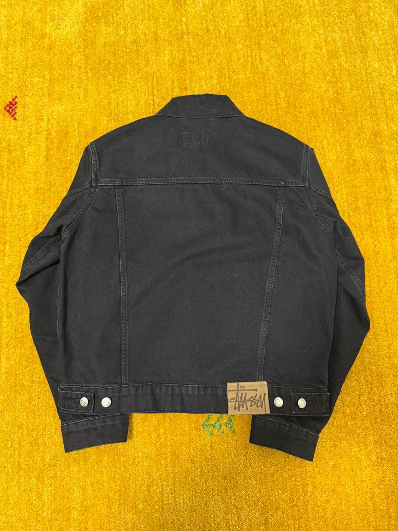 STUSSY デニムジャケット ブラック