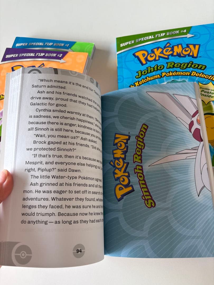 Pokemon English Chapter Book (4冊) セット
