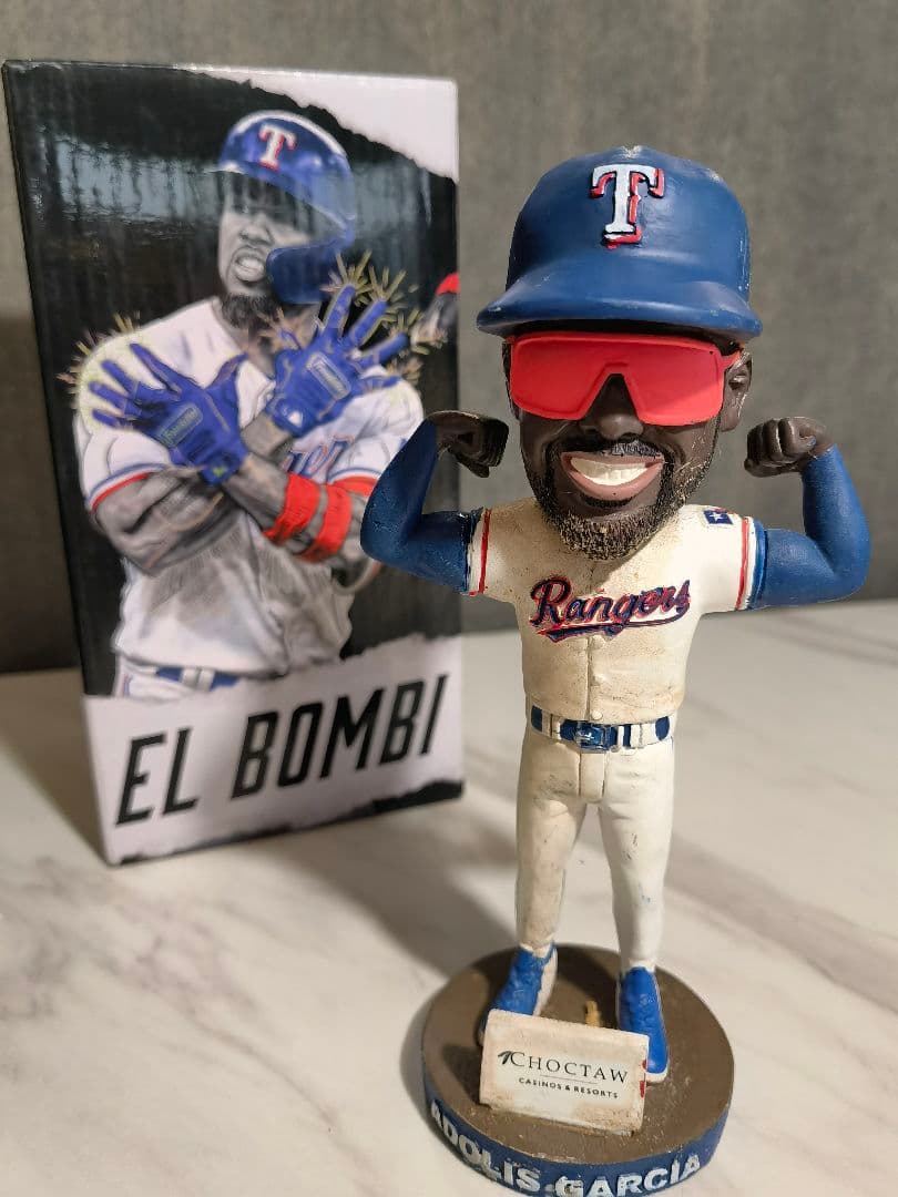 2022/6/13 レンジャーズ 来場者限定 アドリス・ガルシア ボブルヘッド②