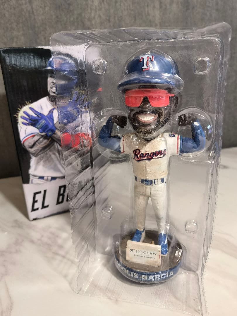 2022/6/13 レンジャーズ 来場者限定 アドリス・ガルシア ボブルヘッド②