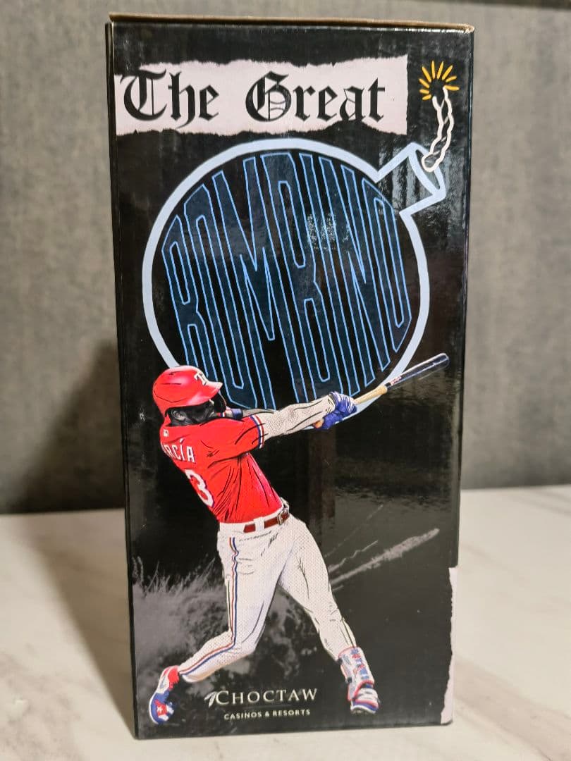 2022/6/13 レンジャーズ 来場者限定 アドリス・ガルシア ボブルヘッド②