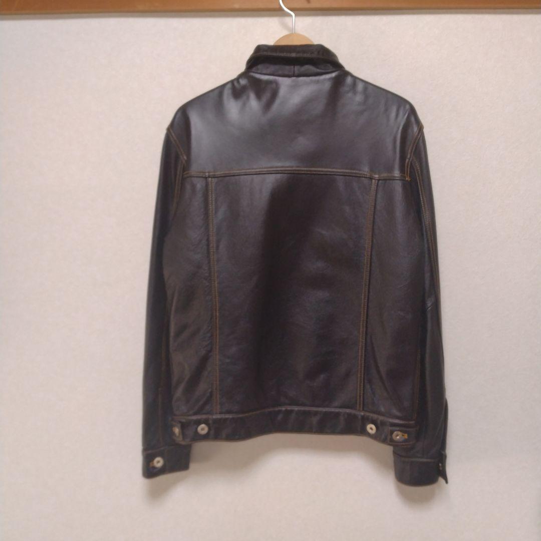 レザー　Ｇジャンジャケット　ブラック