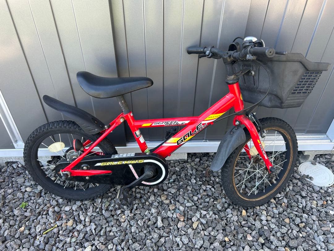 子供用自転車 赤