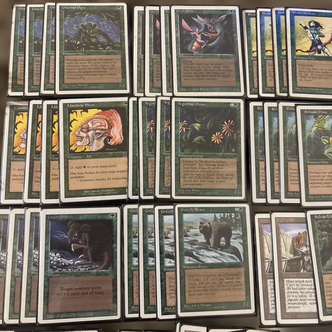 オールドスクールデッキ　緑単　75枚