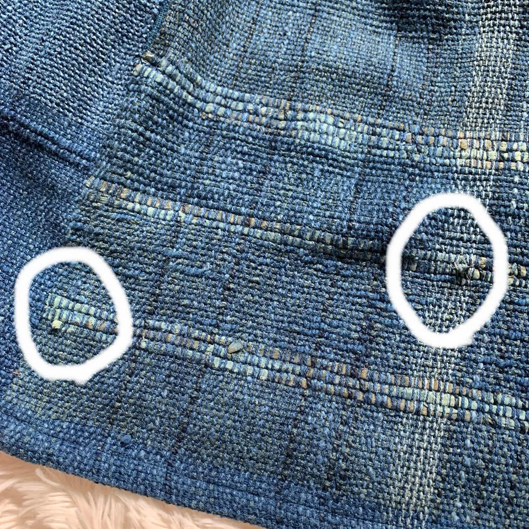 【工房野良】藍染め 手織り羽織 ジャケット 和モダン