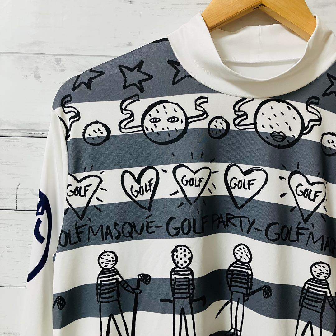 【新品未使用】カステルバジャック ゴルフ モックネック 吸汗速乾 UVケア