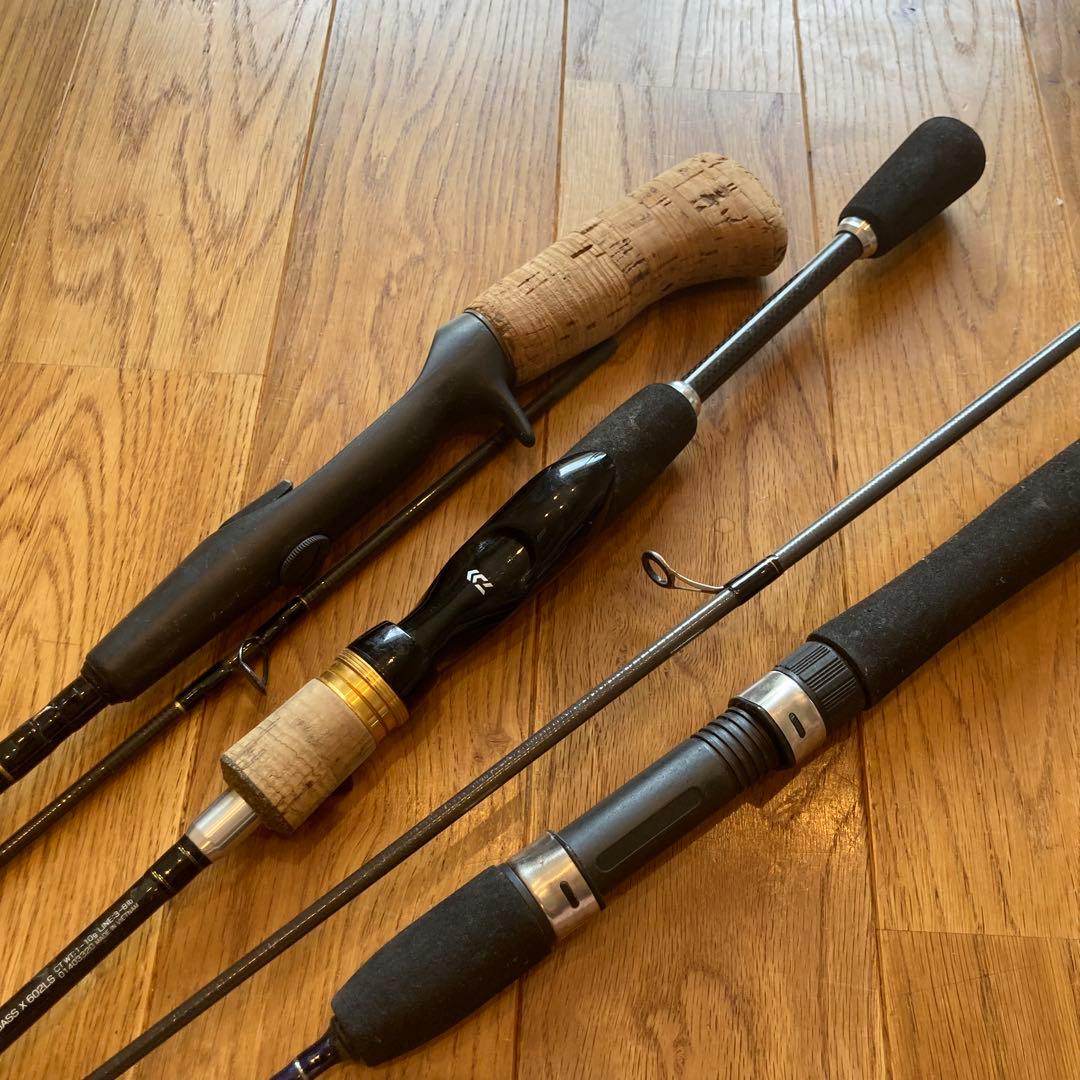 竿3本　DAIWA Bass X