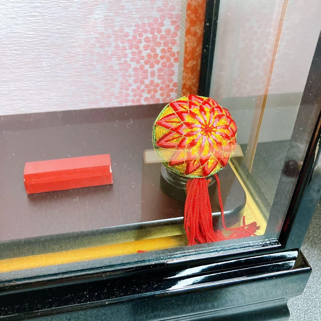 吉徳大光 振袖御羽子板飾り 10号　定価5万　ガラスケース付 美品