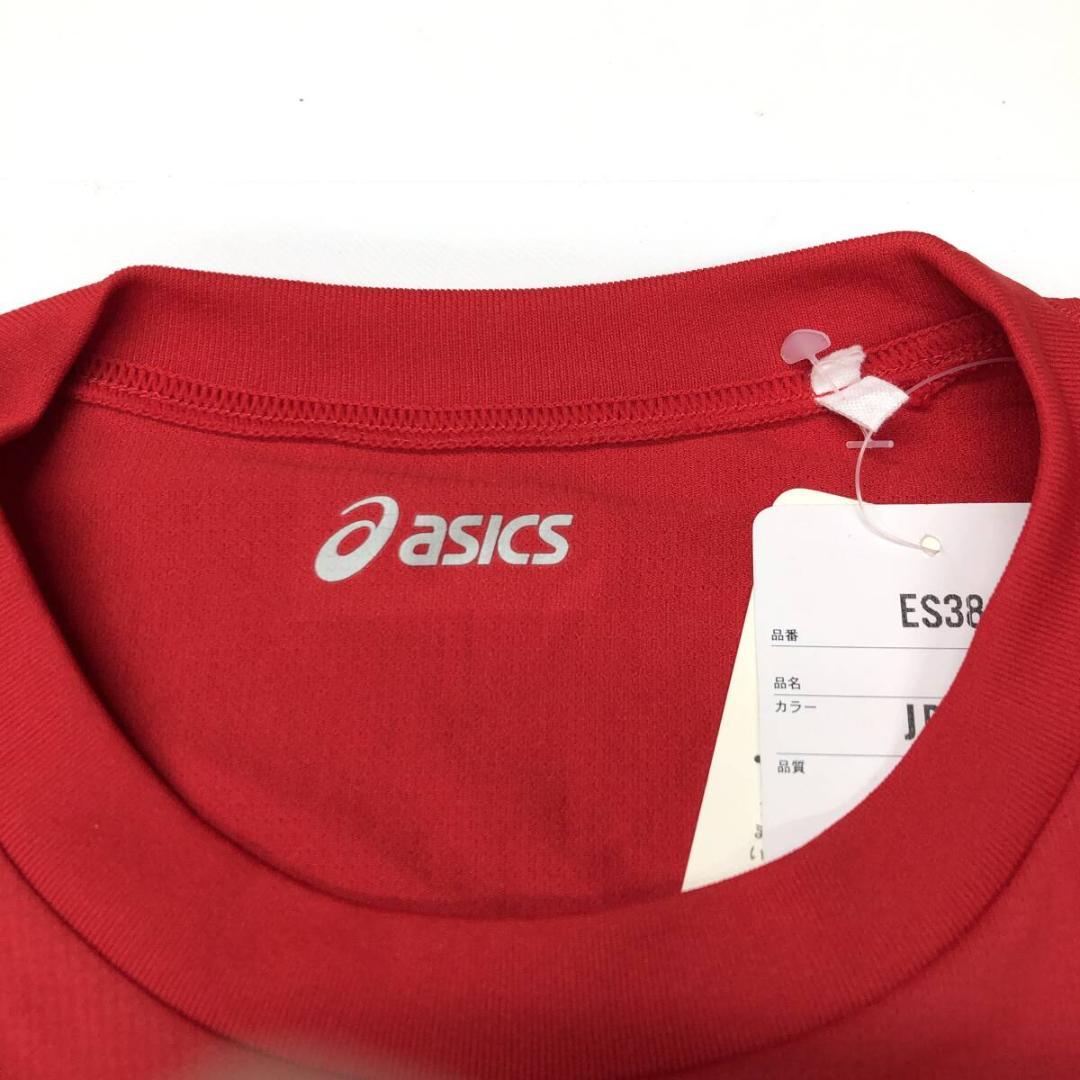 アシックス asics 世界陸上 半袖速乾Tシャツ レッド L ES3863