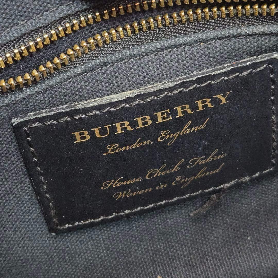現行品 BURBERRY 2way レザーハンドバッグ ノバチェック