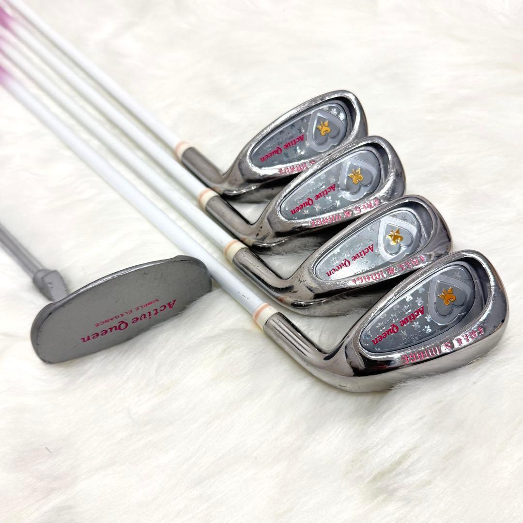 【美品】　Active Queen レディース　ゴルフクラブセット　9本