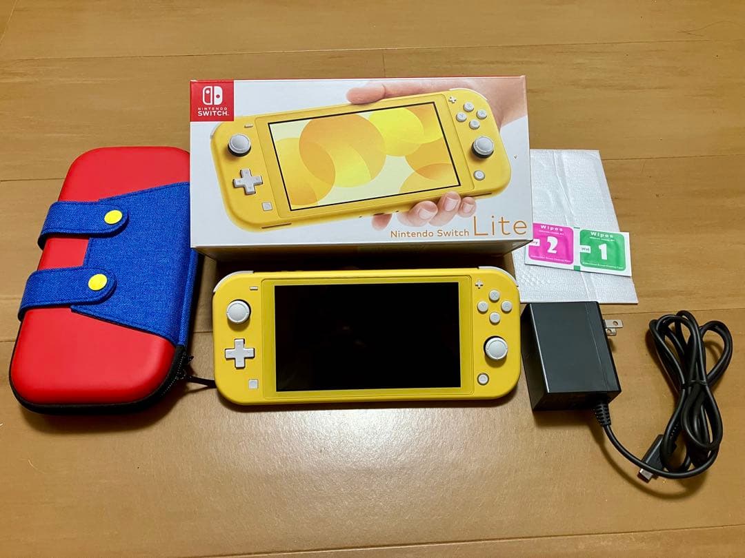 実働美品 Nintendo Switch Lite イエロー 本体 おまけ多数！