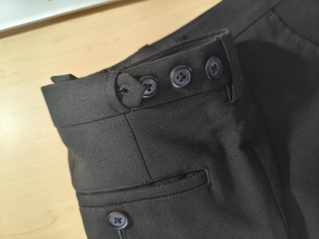 LAD MUSICIAN ラッドミュージシャン スリムスラックス 42 黒