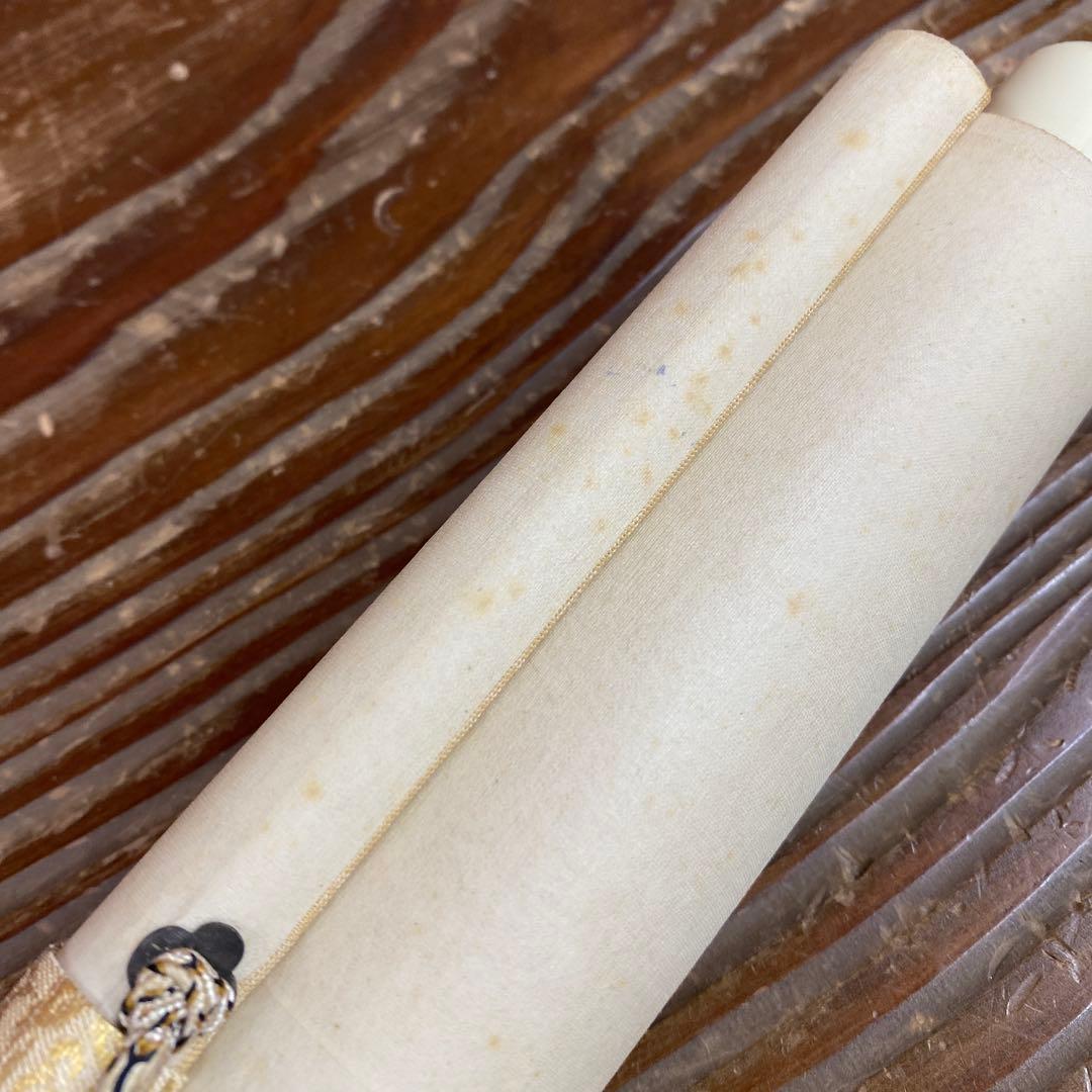 美品 掛け軸 哲浩作 朝顔と金魚図 共箱 夏掛け 納涼