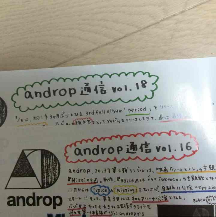 androp フライヤーセット