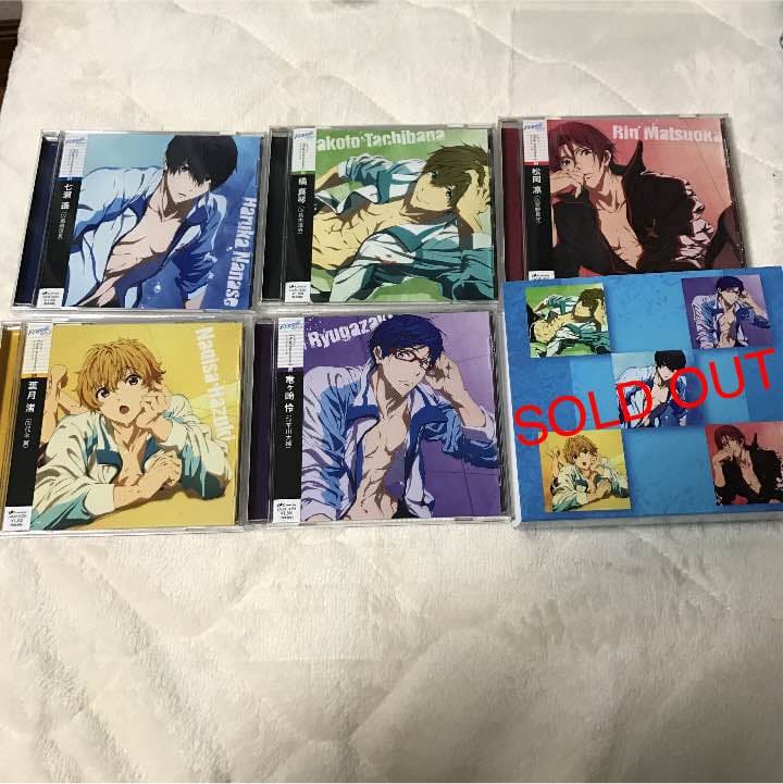 アニメFree!＆Free!ES キャラソン各種＋各エンディングCD