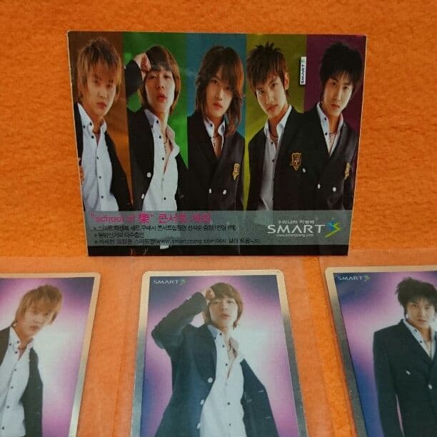 激レア★東方神起★SMART 韓国店舗★非売品名刺カードフルセット