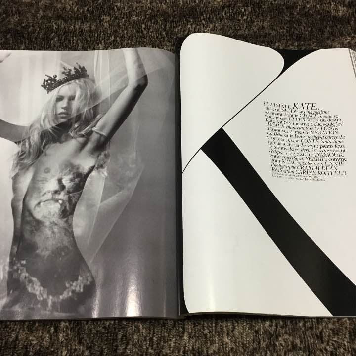 VOGUE PARIS Kate Moss ヴォーグ ケイト モス スペシャル