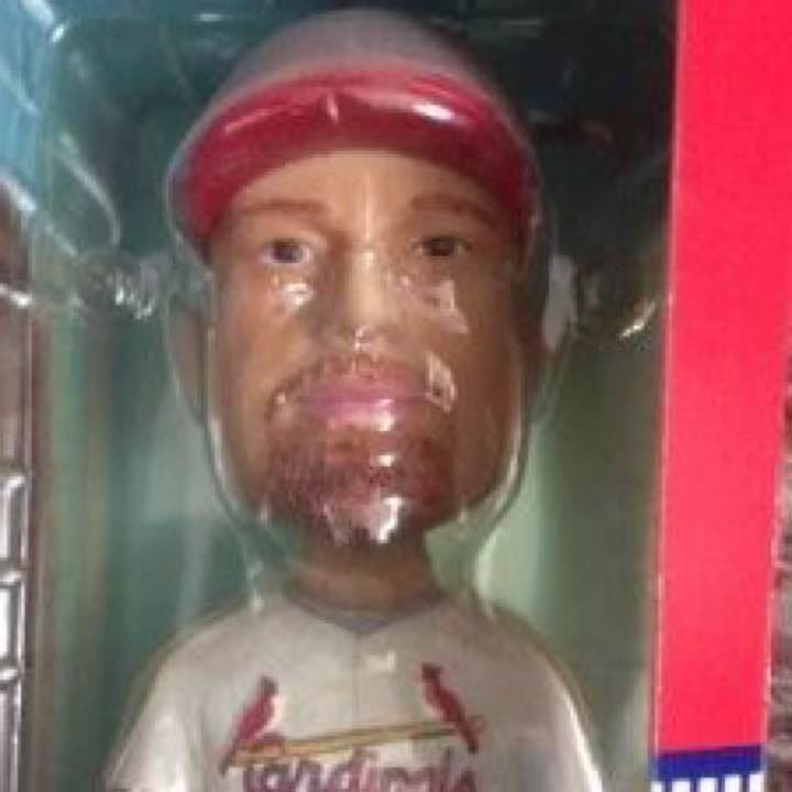 MLB マークマグワイア カージナルス 背番号25 ボブルヘッド フィギュア
