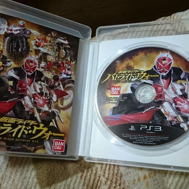 プレイステーション3ゲームソフト。仮面ライダーバトライド。ウォー