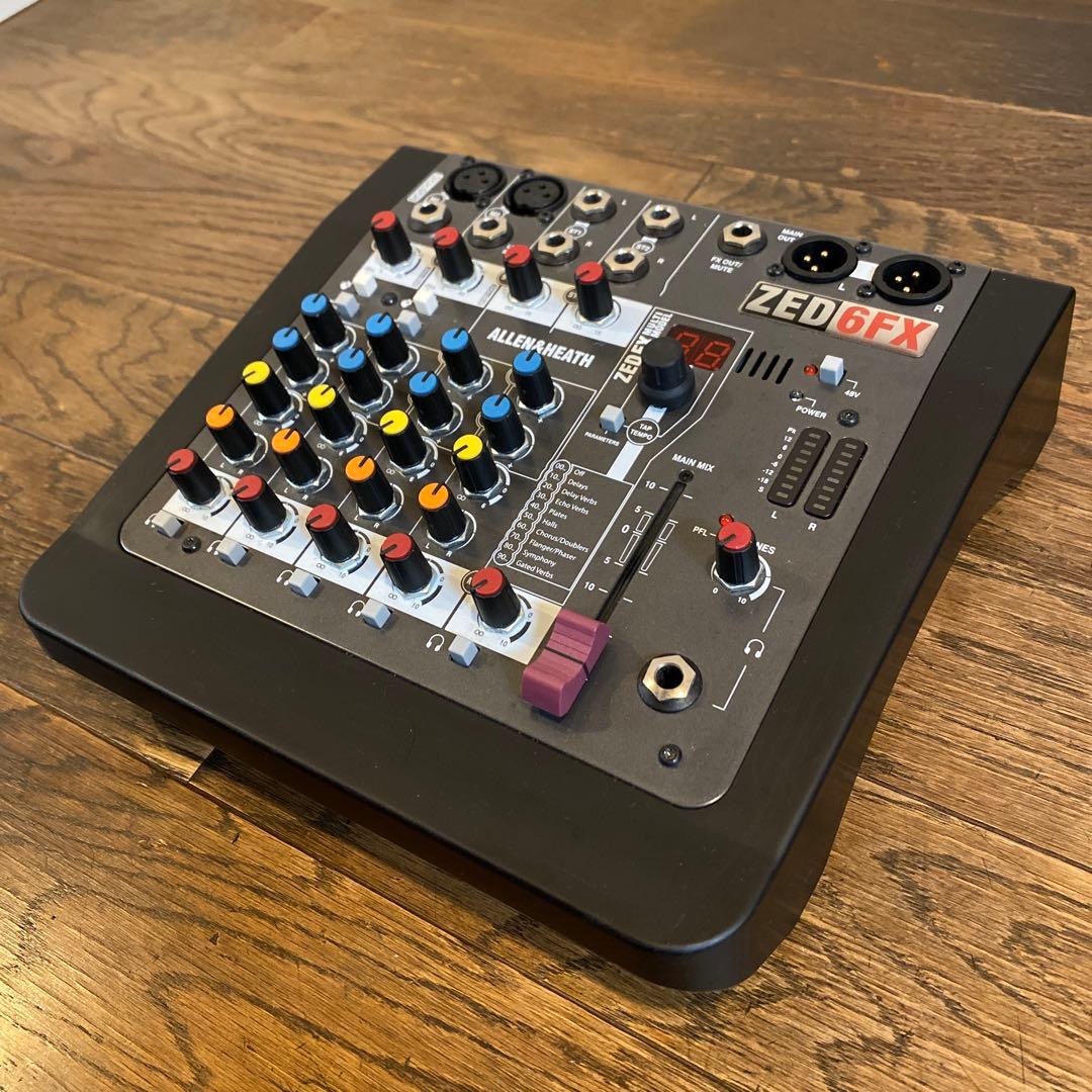 【ジャンク】 ALLEN & HEATH ZED-6FX アナログミキサー
