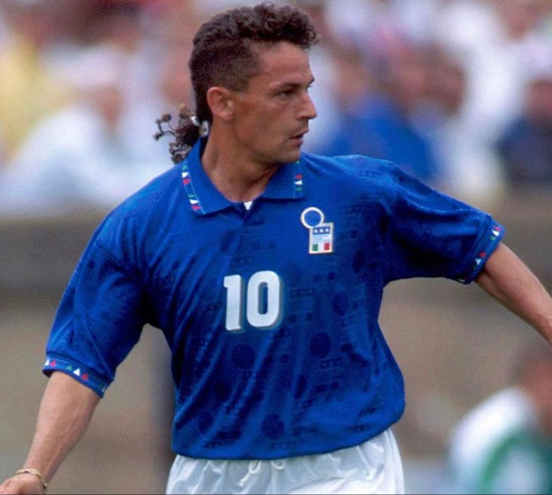 ディアドラ　イタリア代表　94年　W杯　選手用　ユニフォーム　バッジョ　XL