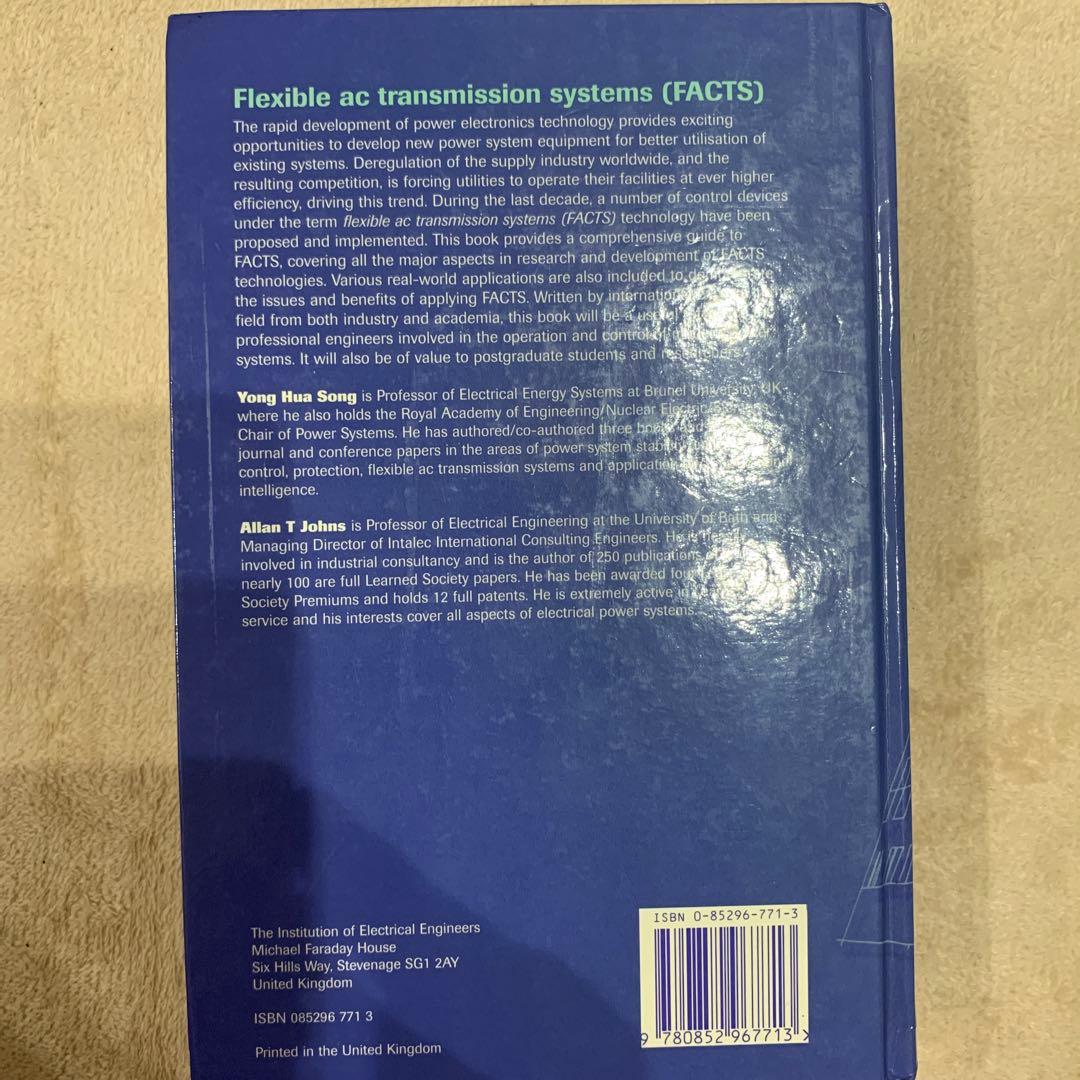 洋書 Flexible ac transmission systems