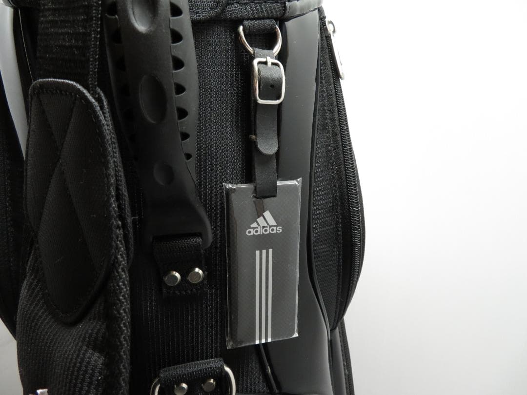 未使用保管品 アディダス adidas キャディバッグ ブラック×ホワイト
