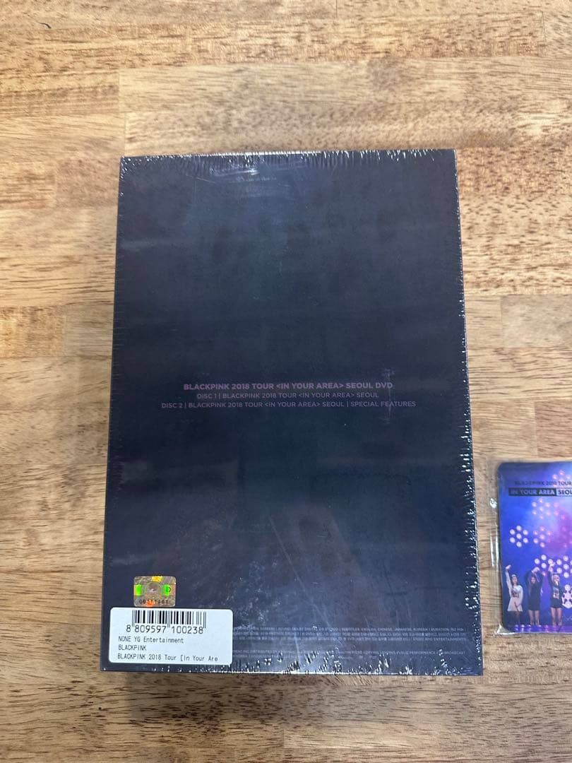 未開封 BLACKPINK 2018 In Your Area DVD 特典付き
