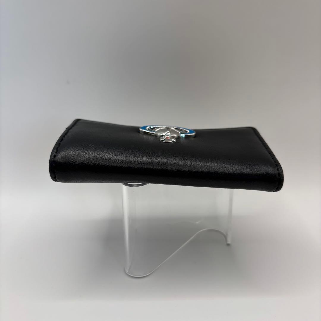 vivienne westwood キーケース　４連　ブラック　ブルーオーブ