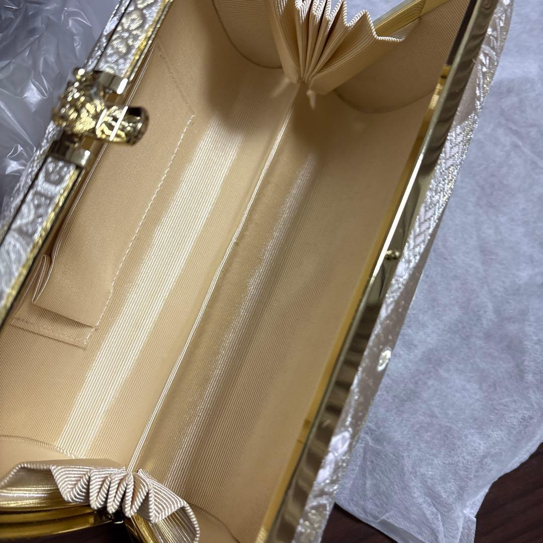 和装用バッグと草履セット（金色）