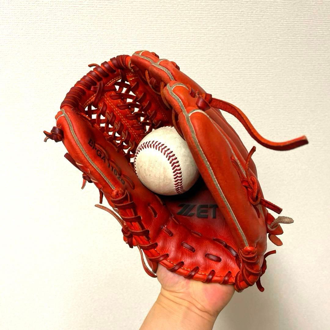 376 ZETT プロステイタス 即戦力 型良 硬式 内野手用グローブ