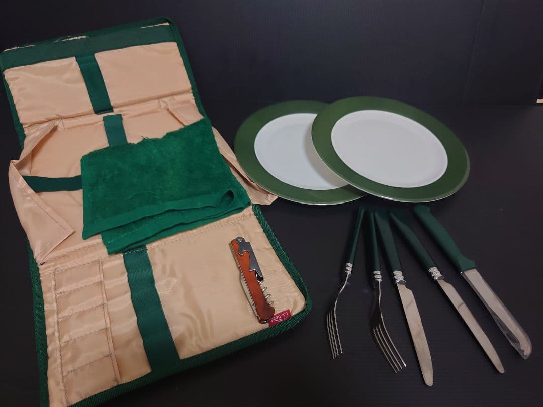 L.L.Bean 食器セット プレート2枚付き（中古品）廃盤品