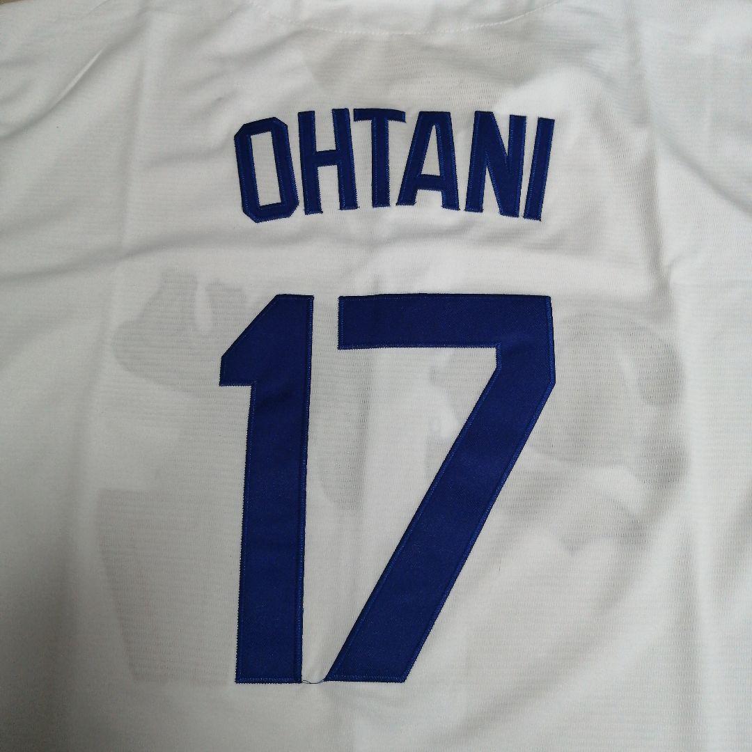 【WBC日本戦 3/6】大谷翔平 L ドジャース 白 ノーブランド ユニフォーム
