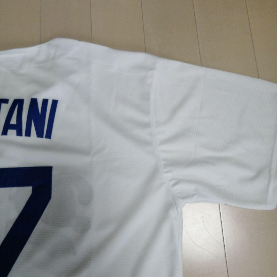 【WBC日本戦 3/6】大谷翔平 L ドジャース 白 ノーブランド ユニフォーム