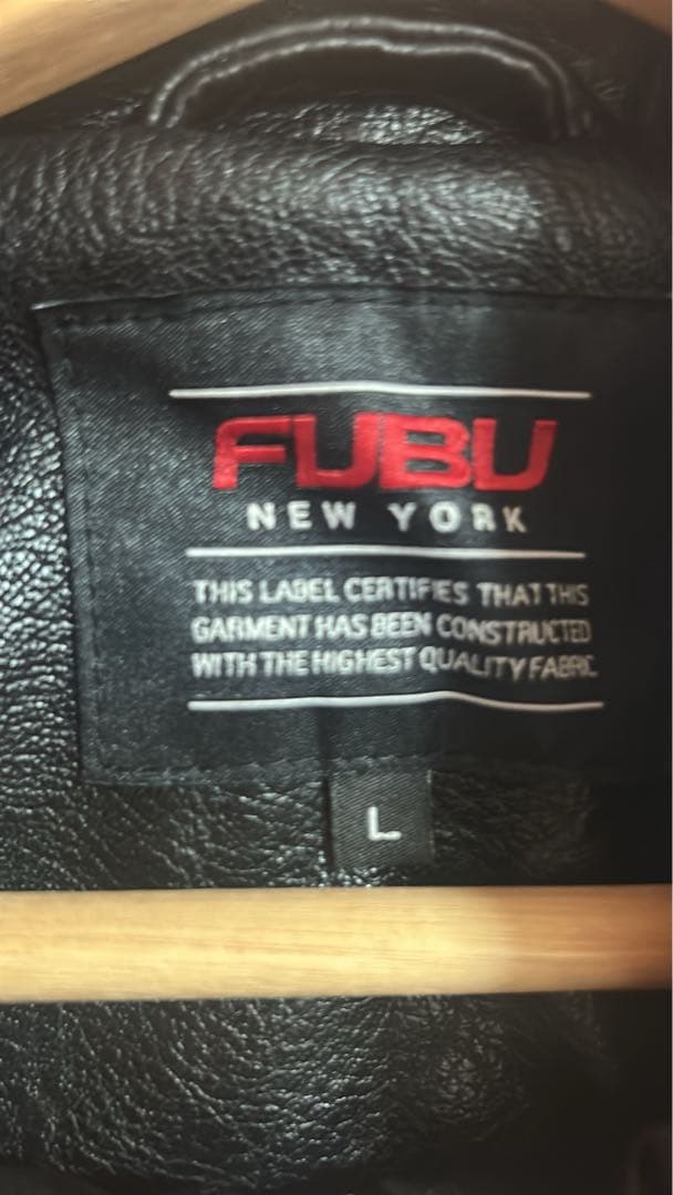 レザージャケット ブラック/ホワイト