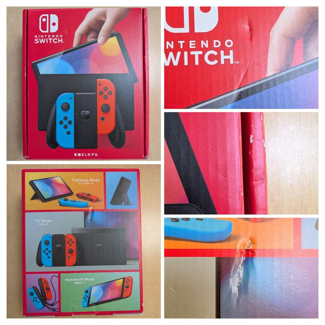 d*3様 ◇有機ELモデル＋コントローラー◇ブルー✕レッド◇箱あり◇美品◇