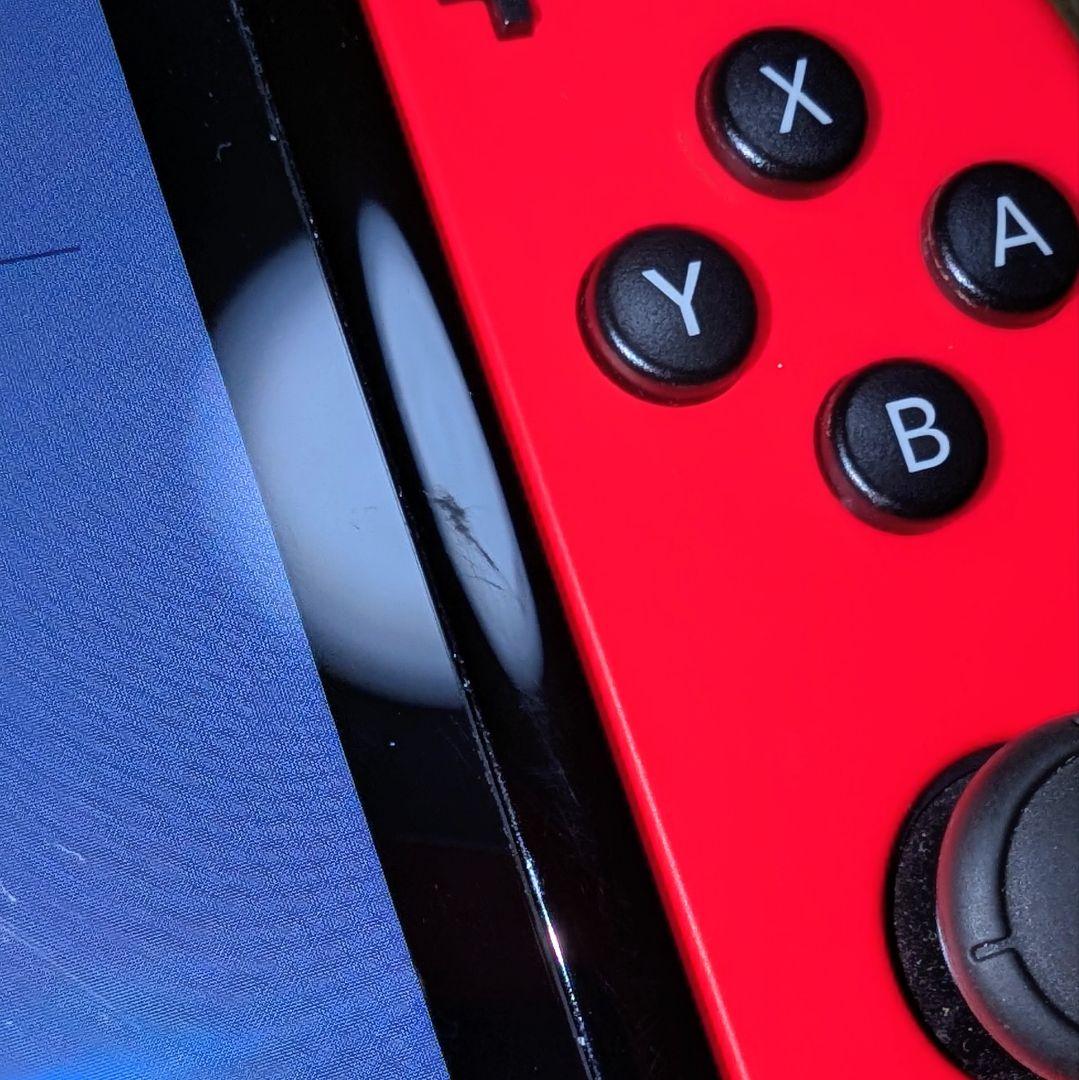 d*3様 ◇有機ELモデル＋コントローラー◇ブルー✕レッド◇箱あり◇美品◇