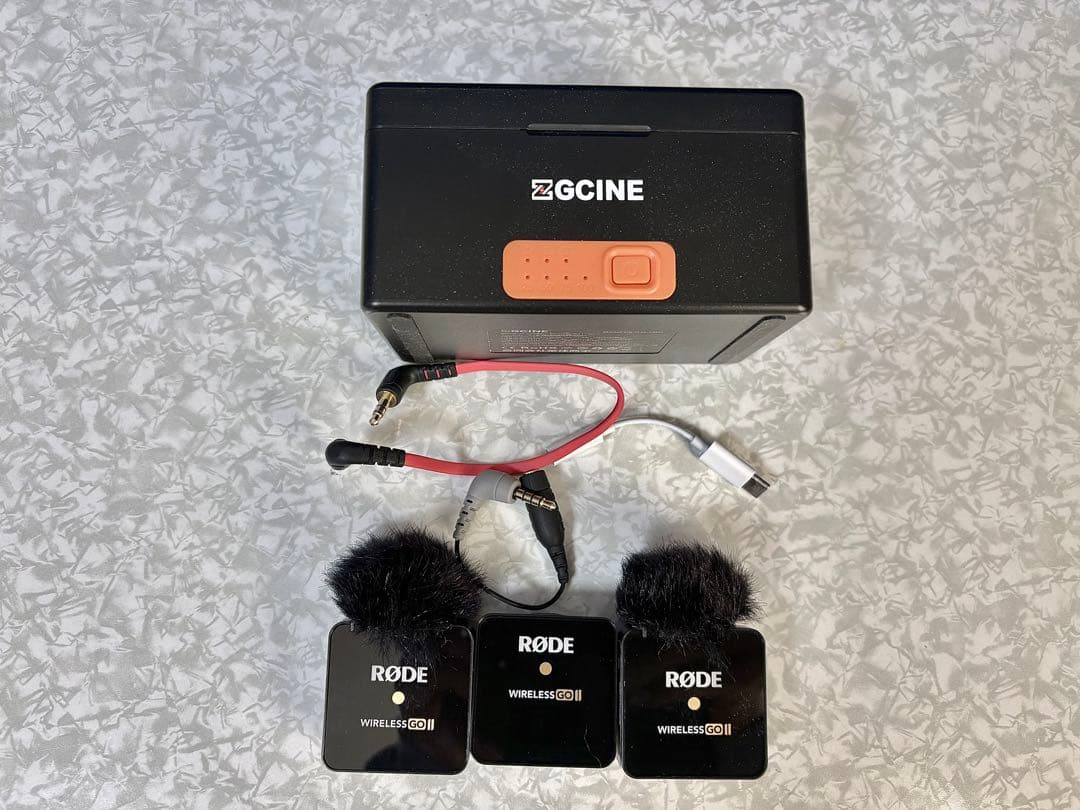 激安期間限定！Rode Wireless GO II マイク充電器&ケーブル付き