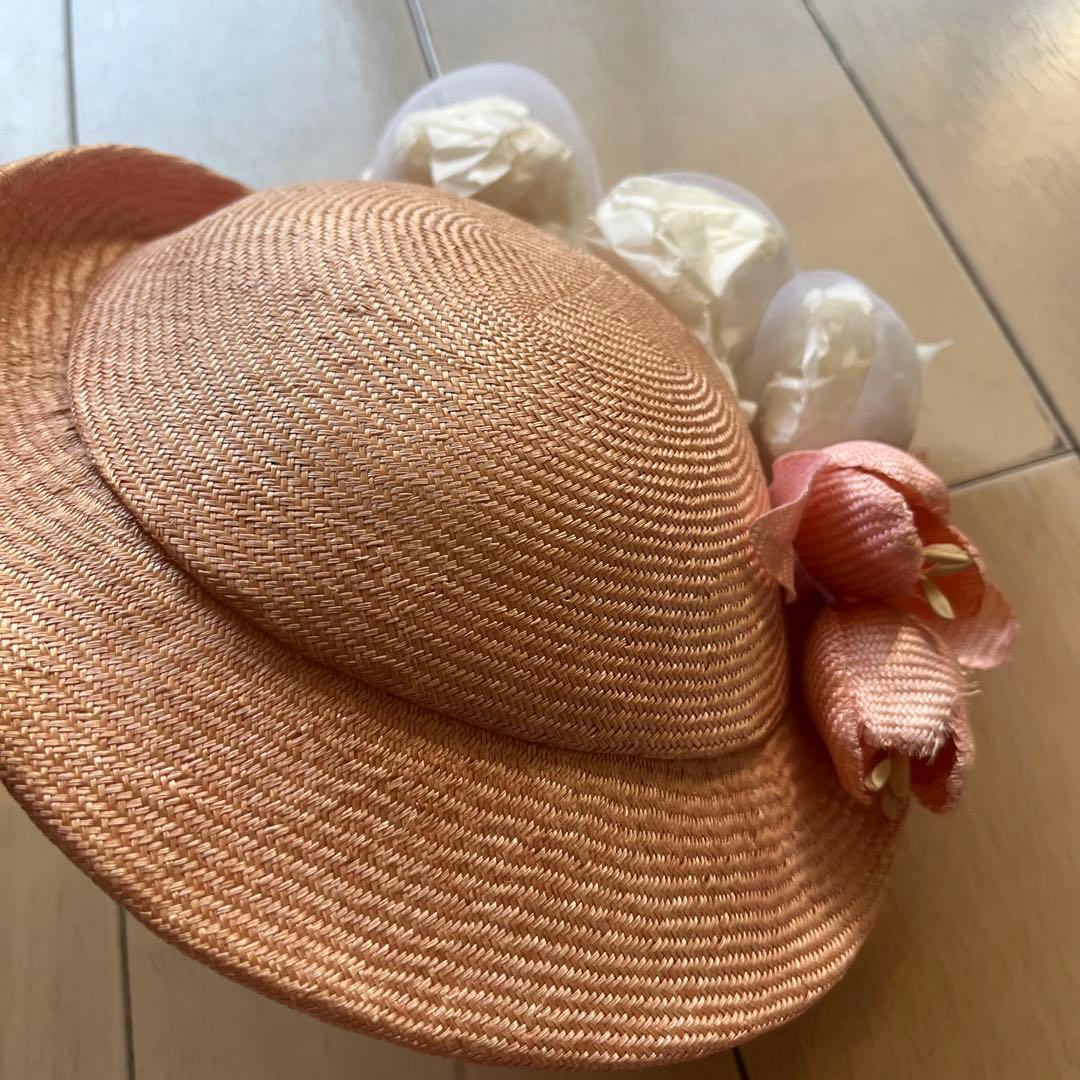 高島屋　Salon.De.Roseサロン.ド.ローズ 帽子　ピンク