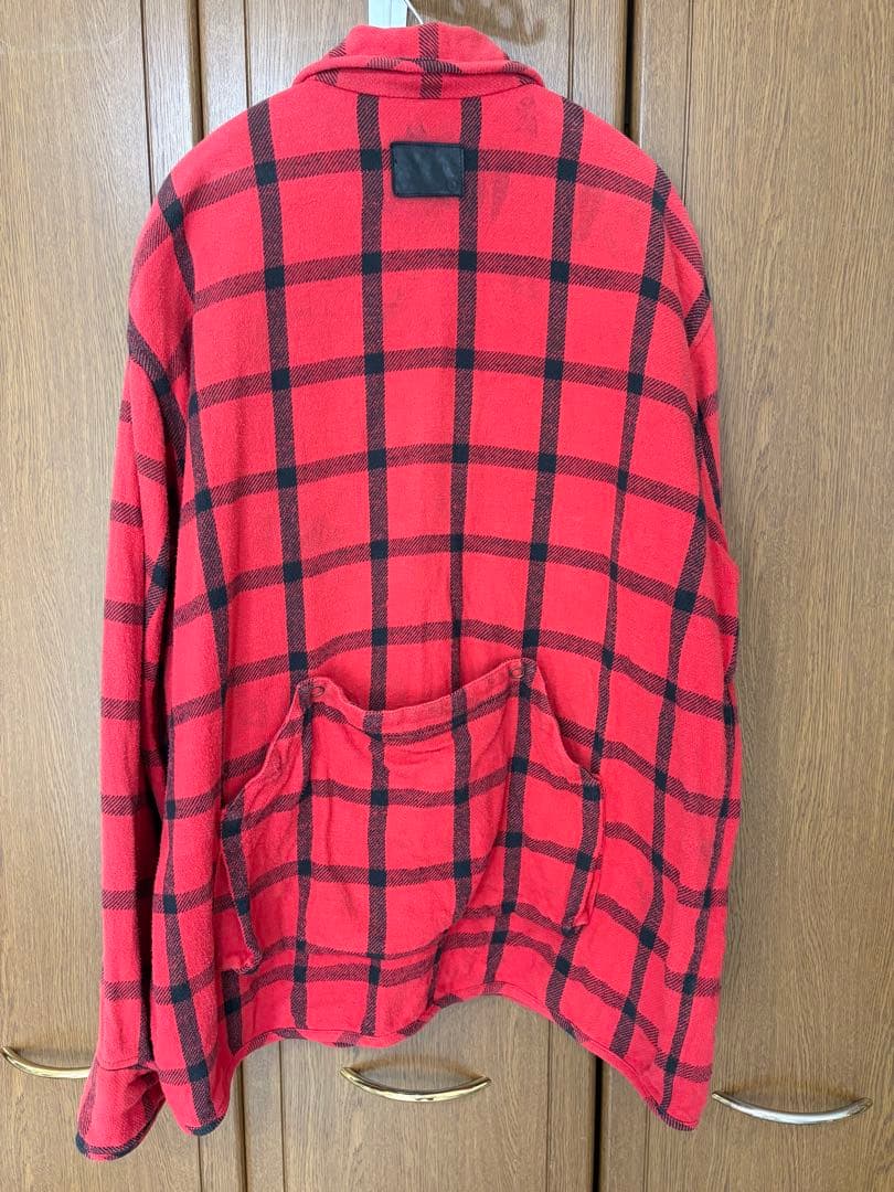 MAL赤と黒 チェック柄 ジャケット