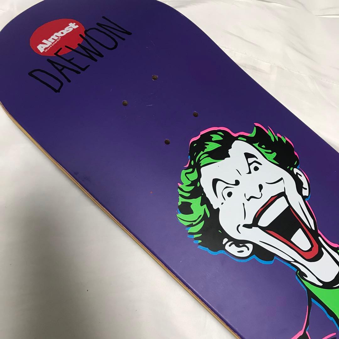 新品未使用　オルモスト　DCコミックコラボ　スケートボード　デッキ　ジョーカー