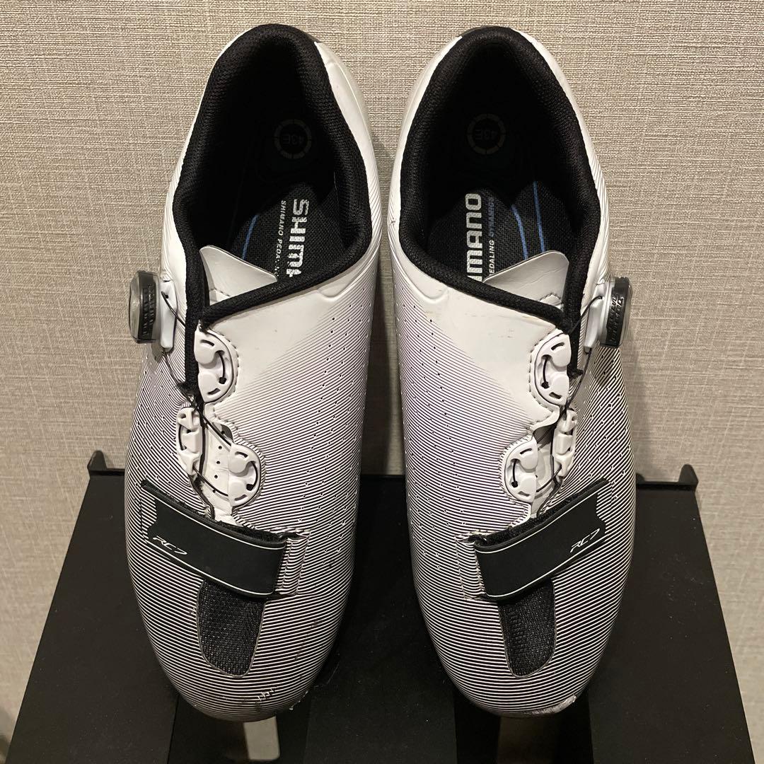 SHIMANO ロードシューズ ボアクロージャー 白/黒 27.2cm WIDE