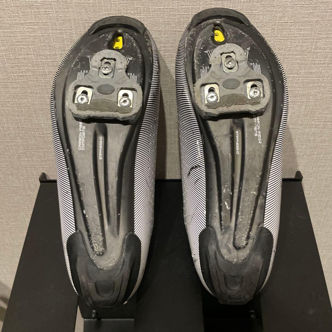 SHIMANO ロードシューズ ボアクロージャー 白/黒 27.2cm WIDE