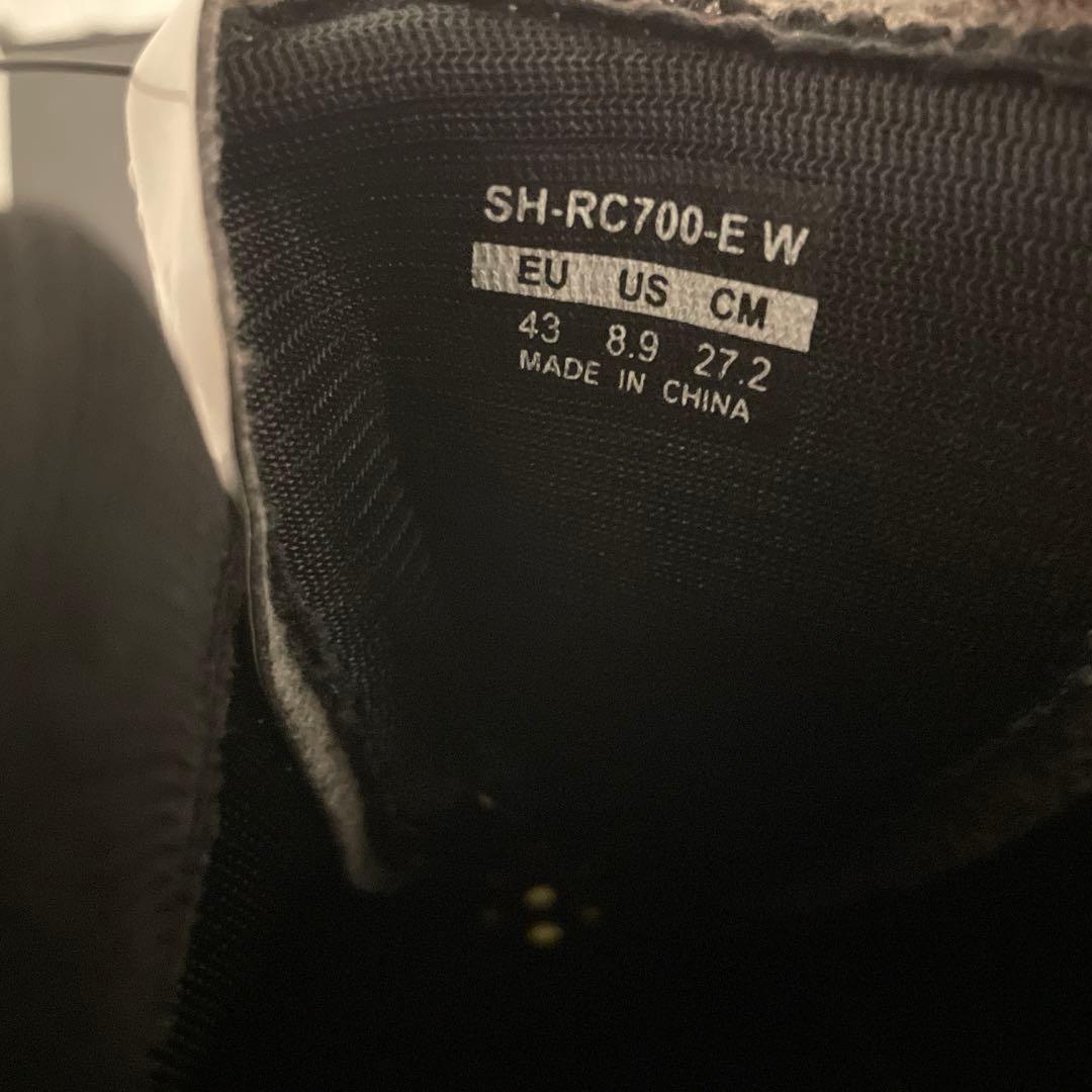 SHIMANO ロードシューズ ボアクロージャー 白/黒 27.2cm WIDE