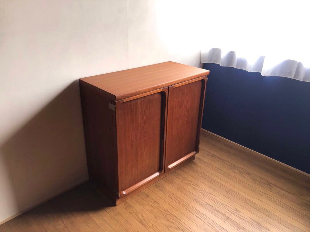 日田工芸 チーク材 サイドボード リビング サイド チェスト収納 北欧インテリア