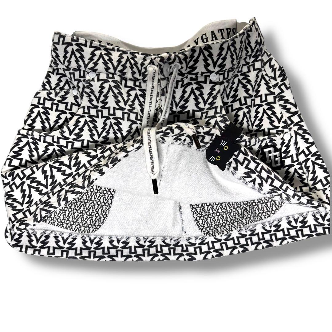 PEARLY GATES パーリーゲイツ ツリー柄 森柄 スカート S コットン