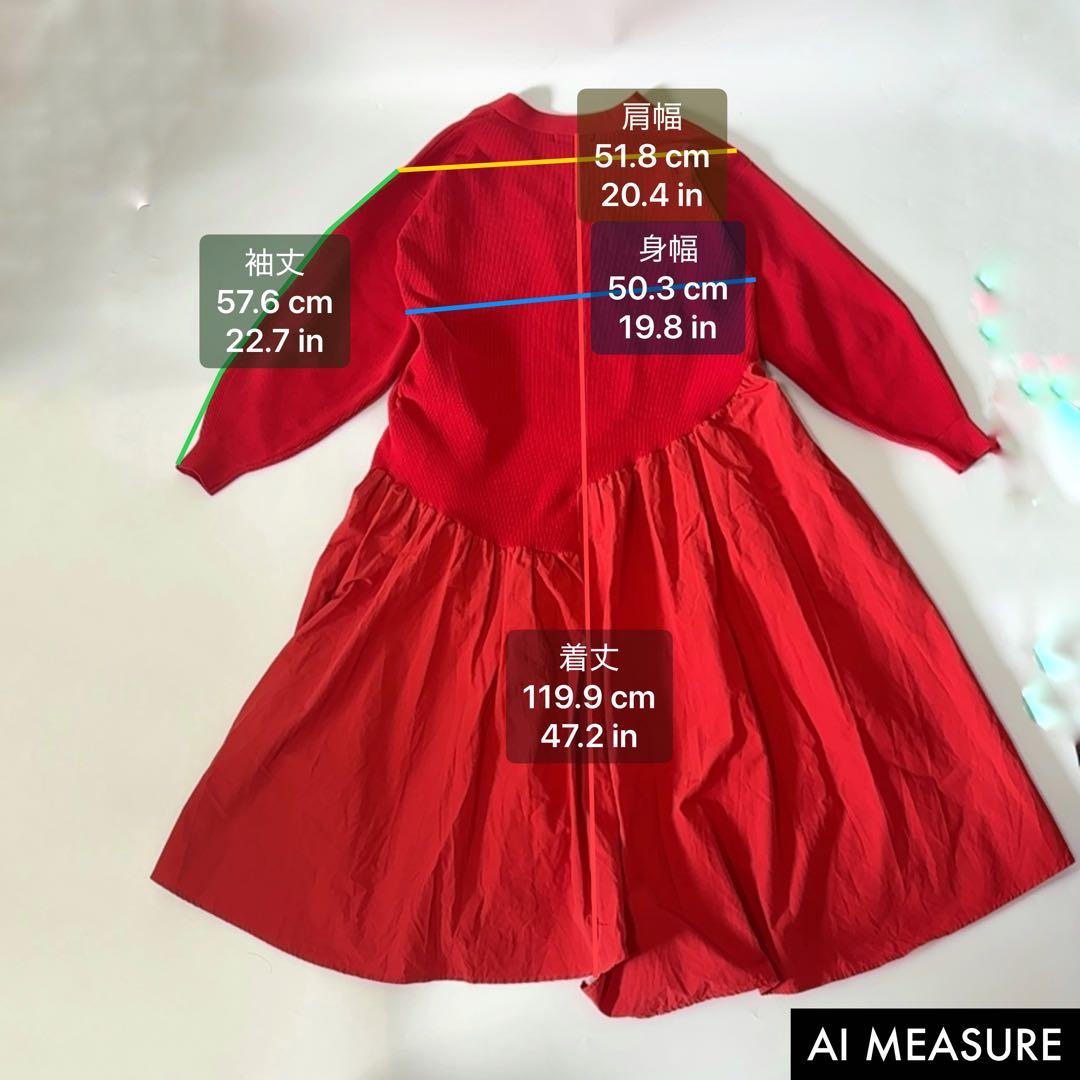 HeRIN.CYE ワンピース　Jersey cardigan dress