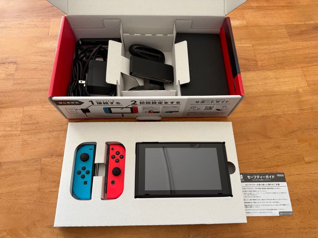 【付属品完備】Nintendo Switch (ネオンブルー/ネオンレッド)
