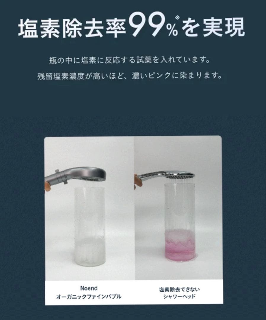 ☆お値下げ☆Noend オーガニックファインバブル シャワーヘッド